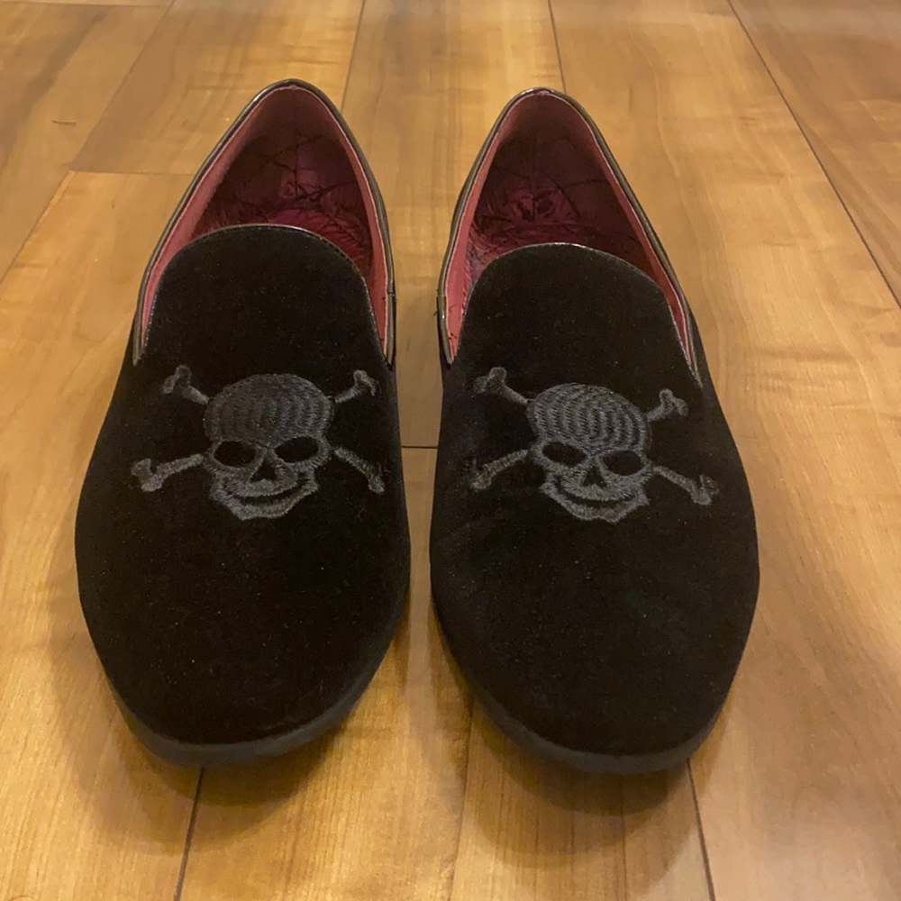 Steve Madden Quilted Inner Slip On Loafers Black